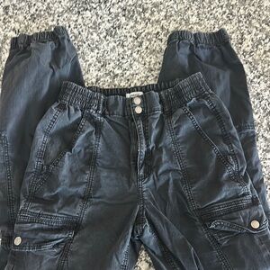 GARAGE Stylish faded black Cargo Pants